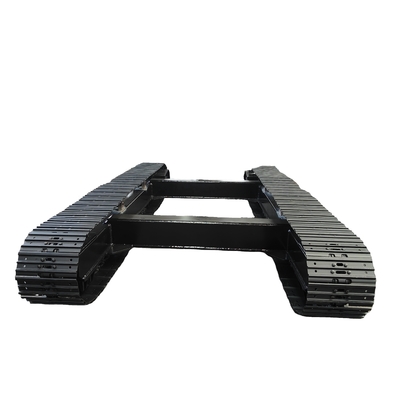 Tiendas de materiales de construcción Bajocarril de vía de acero Chasis de rastreo con motor hidráulico