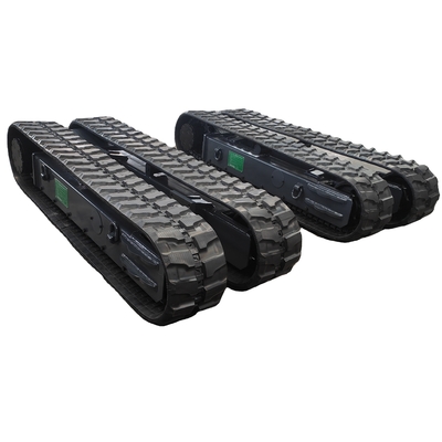 Chasis de tren de caucho de acero para la planta de fabricación de mini excavadoras de rastreo