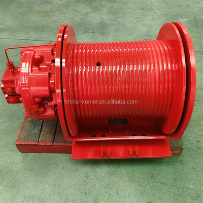 Grúa de elevación con tornillo hidráulico de cubierta de buques de 10 toneladas para una carga y descarga suaves