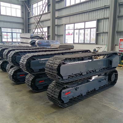 Trazado del chasis del tren de tren para la excavadora Caterpillar JCB Ect