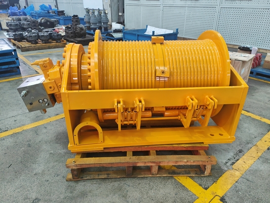 Víncula hidráulica de 25T de alta torsión de remolque del motor de línea de alambre para el poste de la bandera Velocidad 0-40m/min