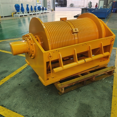 Víncula hidráulica de 25T de alta torsión de remolque del motor de línea de alambre para el poste de la bandera Velocidad 0-40m/min