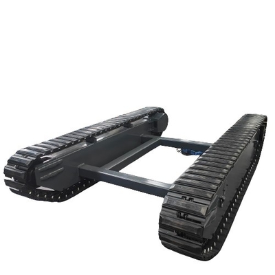 TR600 Carga útil personalizada de 120 kg Todo terreno Control remoto Chasis de rastreo de goma para robot UGV
