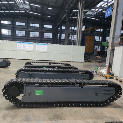 TR600 Carga útil personalizada de 120 kg Todo terreno Control remoto Chasis de rastreo de goma para robot UGV