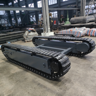 TR600 Carga útil personalizada de 120 kg Todo terreno Control remoto Chasis de rastreo de goma para robot UGV