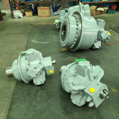 Motor de torsión alta transmisión hidráulica caja de cambios planetaria para talleres de reparación de máquinas