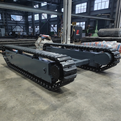 TR600 Carga útil personalizada de 120 kg Todo terreno Control remoto Chasis de rastreo de goma para robot UGV