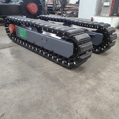 Bajocarril del chasis de acero para cargadores de 200 kg en planta de fabricación