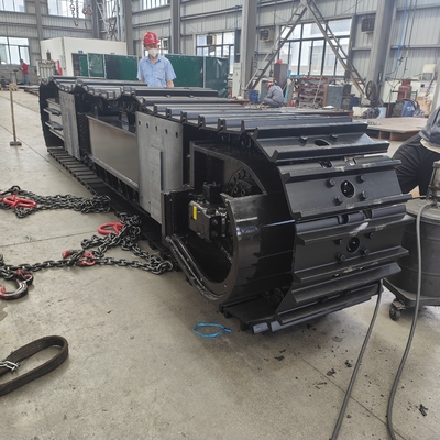 Chasis de excavadora de vía de acero de 100 toneladas modelo Caterpillar JCB Ect No de pieza KRT1500 Fabricado