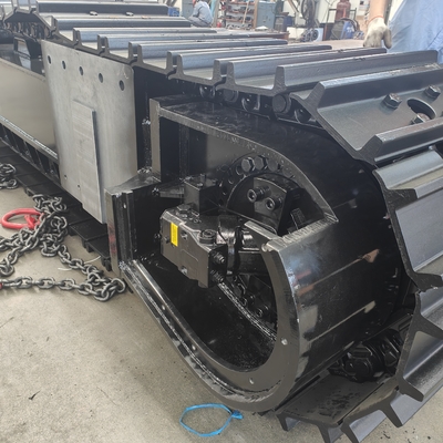 Chasis de excavadora de vía de acero de 100 toneladas modelo Caterpillar JCB Ect No de pieza KRT1500 Fabricado