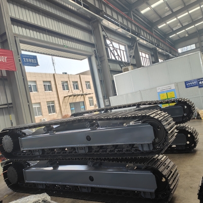 Bajocarril de las vías de acero para excavadoras y plataformas de robots de motores hidráulicos