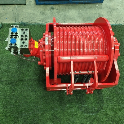 2t 4t 6t 8t 10t Enrollador hidráulico para dragas Excavadora de ponto, grúa y extractor de madera