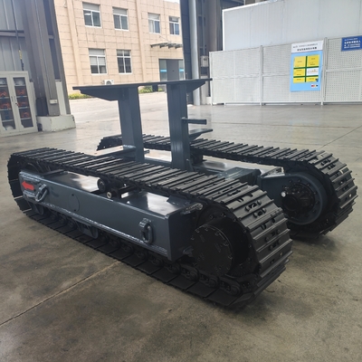 8 toneladas de todo terreno de caucho de acero cobra tanque de rastreo de tren de tren Robot de vehículo no tripulado