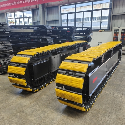 Chasis para excavadoras y equipos de transporte de acero de 35 toneladas