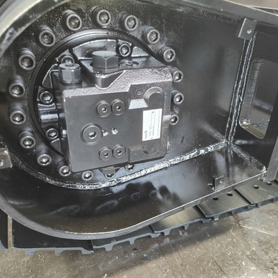 Tiendas de materiales de construcción Bajocarril de vía de acero Chasis de rastreo con motor hidráulico