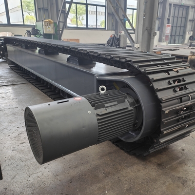 10-35tonas de motor eléctrico de acero de conducción de la pista de tren del chasis de rastreo para la excavadora de la plataforma de perforación del triturador