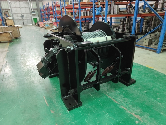 Cabrestante hidráulico para remolcadores, tractores, anclajes y excavadoras, motor