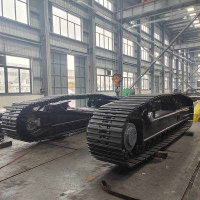 Bajocarril de trayectoria de acero 30T 50T 60T 80T personalizado para trituradora de plataforma de perforación