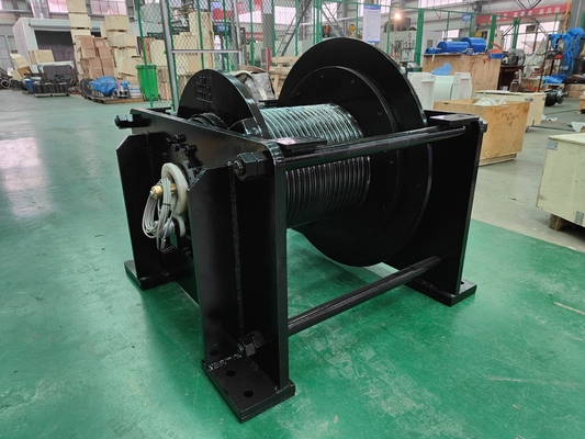 Cabrestante hidráulico para remolcadores, tractores, anclajes y excavadoras, motor