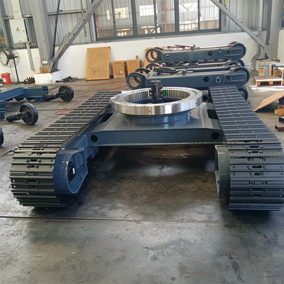 6 toneladas de acero Chasis del tren de tren para la excavadora KRT1500 en la plataforma de extracción minera
