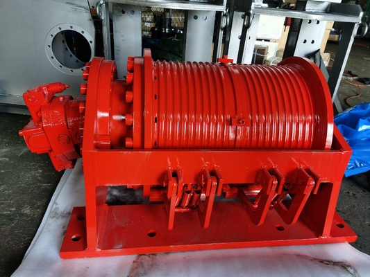 Grado industrial 0-650KN Capacidad de motor hidráulico Torbellino de tambor doble para industriales