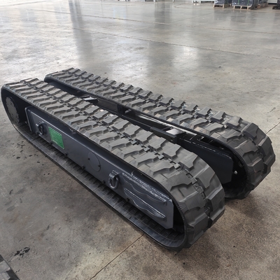Chasis de tren de caucho de acero para la planta de fabricación de mini excavadoras de rastreo