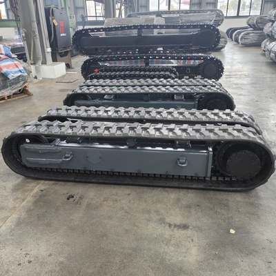Chasis de tren de caucho de acero para la planta de fabricación de mini excavadoras de rastreo