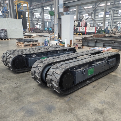 Chasis de tren de caucho de acero para la planta de fabricación de mini excavadoras de rastreo