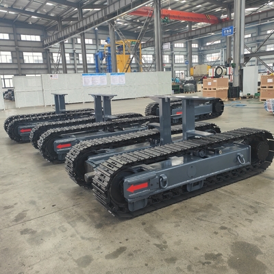 Parte del transportador de pequeñas carretillas de acero personalizado Bajocarril con motor hidráulico