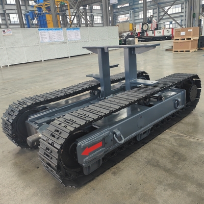 Parte del transportador de pequeñas carretillas de acero personalizado Bajocarril con motor hidráulico