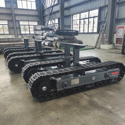Parte del transportador de pequeñas carretillas de acero personalizado Bajocarril con motor hidráulico