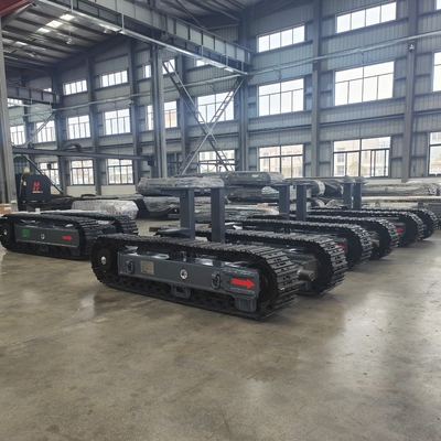 Parte del transportador de pequeñas carretillas de acero personalizado Bajocarril con motor hidráulico