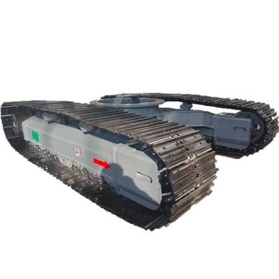 Bajocarril de la vía de acero de rodadura media para trituradora de excavadoras de chasis de rodadura