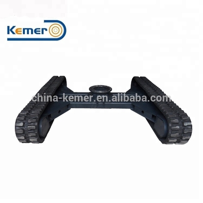 KRT3000 Mini Chasis de pista de caucho, carrocería de pista de rastreo para equipos de transporte de carga pequeña