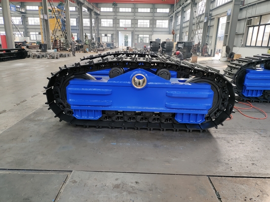 Chasis de vía de tracción equipado con motor de viaje para una capacidad de carga de 80 toneladas personalizable