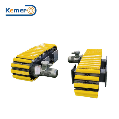 Bajocarril de vías de acero con transmisión hidráulica para trituradoras de excavadoras y equipos de perforación