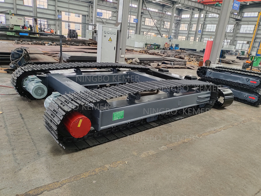 Bajocarril eléctrico de los trenes de acero para excavadoras y equipos de perforación