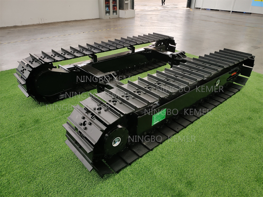 Bajocarril de vigas transversales y de acero inoxidable personalizado para trituradoras de excavadoras