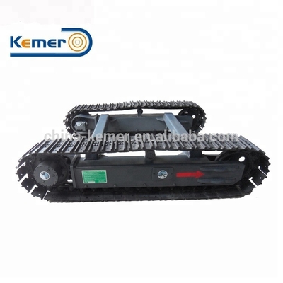 Motor de viaje de acero de rastreo personalizado Bajocarril/Casi de pista/Sistema de pista 0-3 km/h