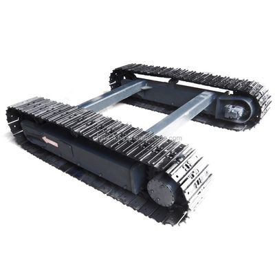 Bajocarril de vía de acero con accionamiento hidráulico flexible para una adaptabilidad al terreno suave