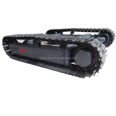 Bajocarril de vía de acero con accionamiento hidráulico flexible para una adaptabilidad al terreno suave
