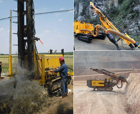 Rigas de perforación 4,5 toneladas Excavadora adecuada Maquina de trituración usada Base del chasis