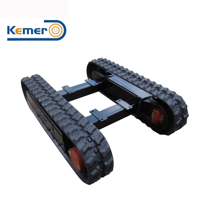 Bajocarril de caucho personalizable para miniexcavadoras KEMER Negro o según las necesidades