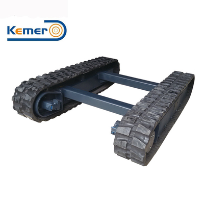 Bajocarril de caucho personalizable para miniexcavadoras KEMER Negro o según las necesidades