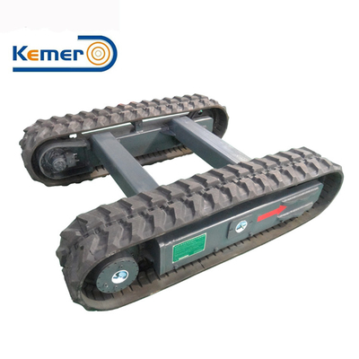 Bajocarril de caucho personalizable para miniexcavadoras KEMER Negro o según las necesidades