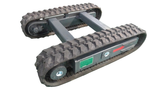 Bajocarril de caucho personalizable para miniexcavadoras KEMER Negro o según las necesidades