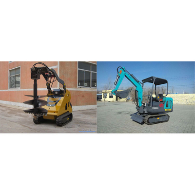 Máquina de chasis de caucho hidráulico para aplicaciones de construcción